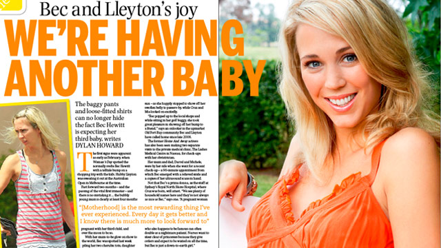 Bec and Leyton's joy: We're having another baby!