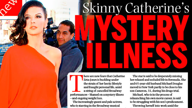 Catherine Zeta-Jone's mystery illness