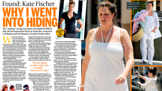 Kate Fischer: Why I went into hiding