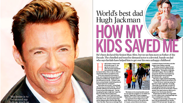 Hugh Jackman: How my kids saved me
