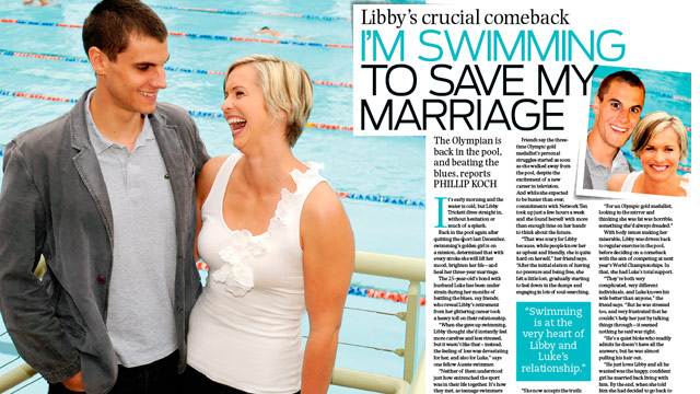 Libby Trickett: I'm swimming to save my marriage