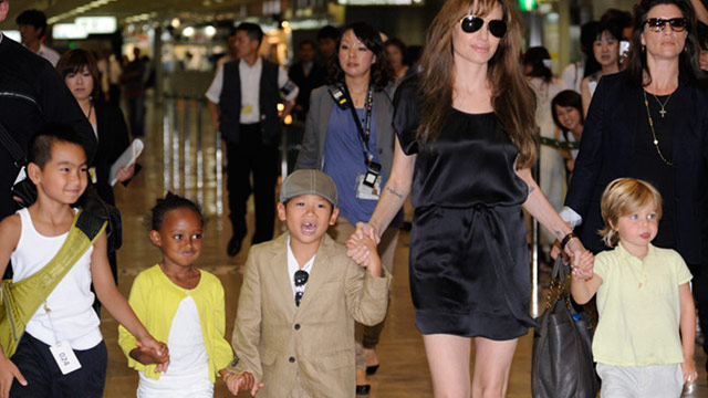 Jolie-Pitt kids start school