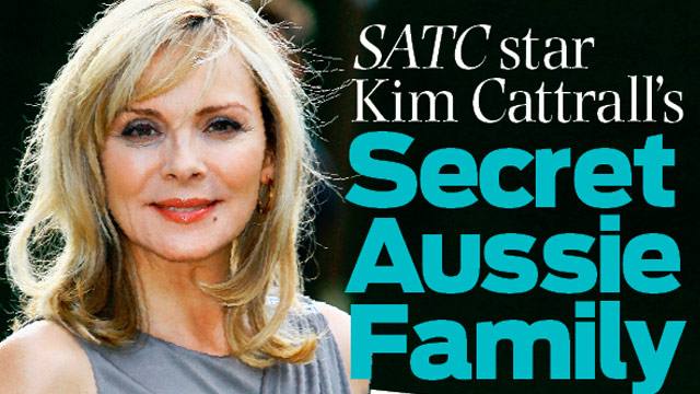 Kim Cattrall's secret Aussie family
