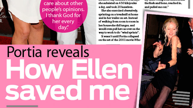 Portia De Rossi reveals: How Ellen saved me