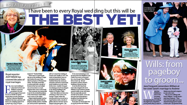 Royal reporter Judy Wade says William and Kate's wedding will be the best yet!