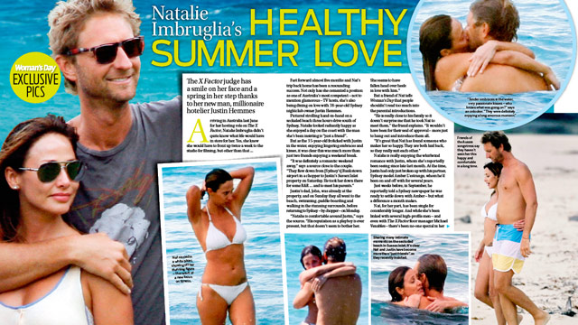 Natalie Imbruglia and Justin Hemme's healthy summer love!
