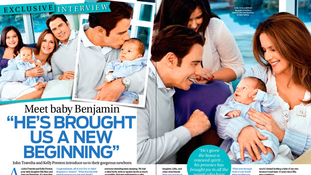Exclusive interview: Meet baby Benjamin Travolta