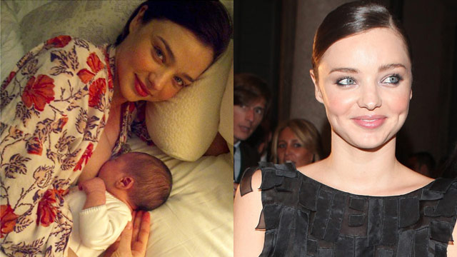Miranda Kerr and baby Flynn