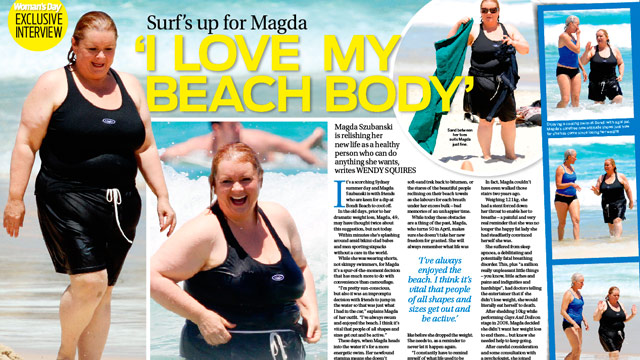 Magda Szubanski: I love my beach body!