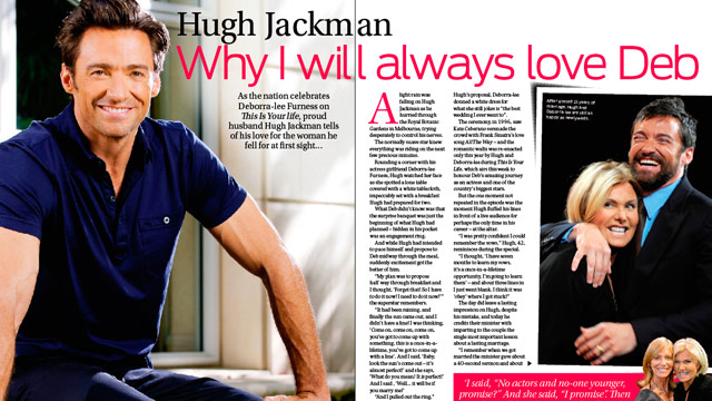Hugh Jackman tells: Why I will always love Deb