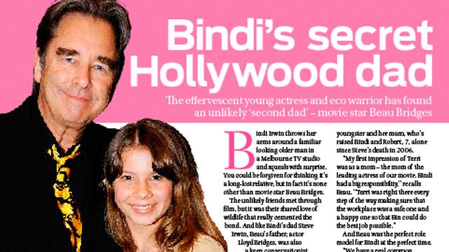 Bindi Irwin's secret Hollywood dad