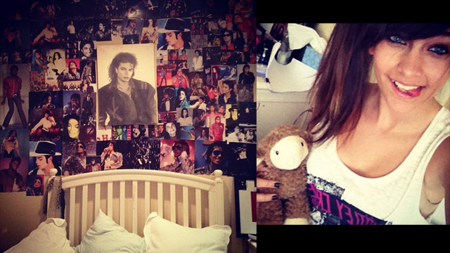 Paris Jackson tweets pic of bedside shrine to her dad Michael