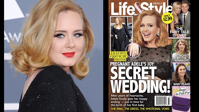 Did Adele marry in secret?
