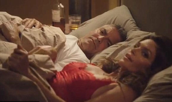 George Clooney bed hops with Cindy Crawford in new ad