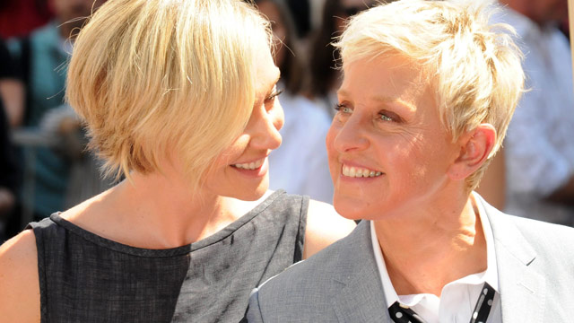 Ellen and Portia: The look of love