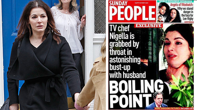“I was merely wiping Nigella’s nose” Saatchi claims