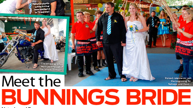 Meet the bunnings bride!