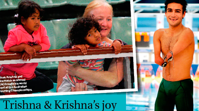 Trishna and Krishna's joy: We're so proud of our brother