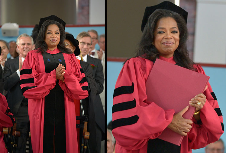 Oprah honoured by Harvard