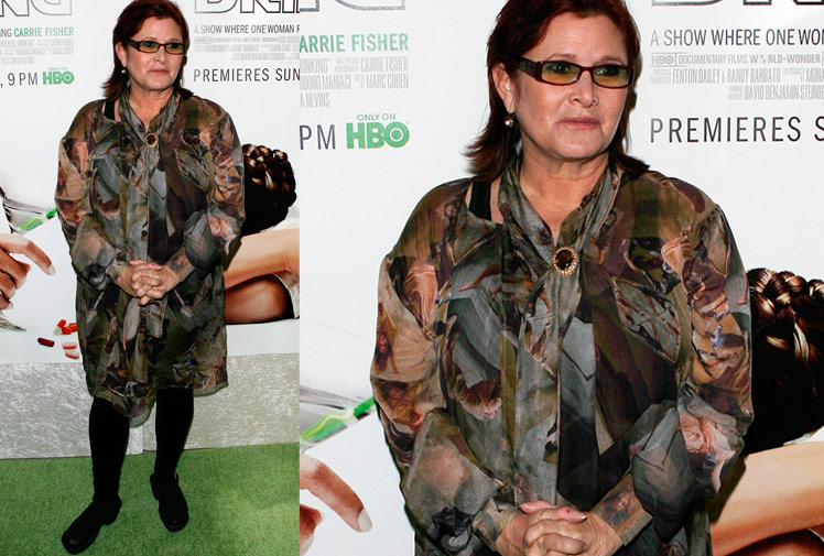 Carrie Fisher’s weight war