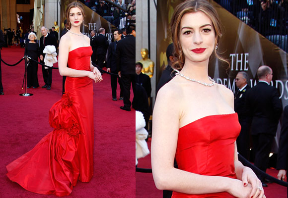 2011 Oscars red carpet