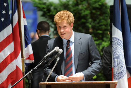 Prince Harry a hit in NYC!