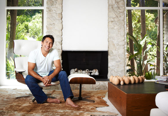 At home with Jamie Durie and his daughter Taylor