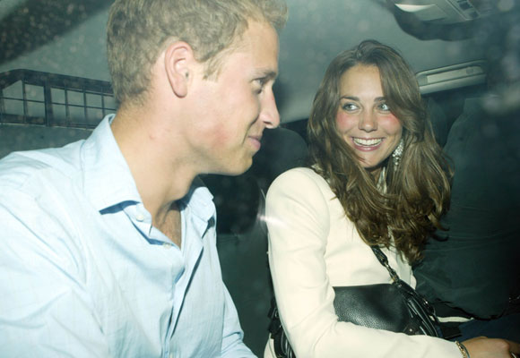 Prince William and Kate Middleton in love