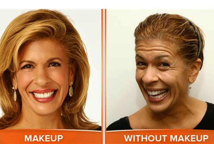 TV show hosts go makeup-free