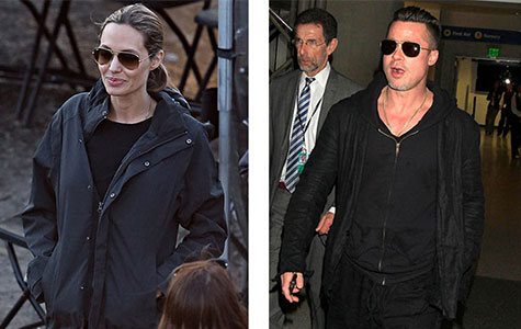 Angelina Jolie and Brad Pitt enjoy some alone time