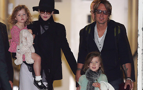 Nicole Kidman, Keith Urban and their girls touch down in Sydney!