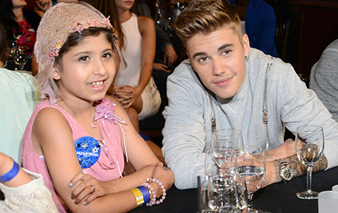 Justin Bieber takes young fan as date to the Young Hollywood Awards