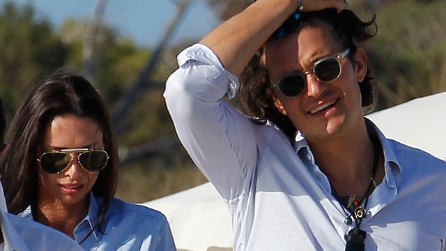 Orlando Bloom and Erica Packer spotted holidaying together