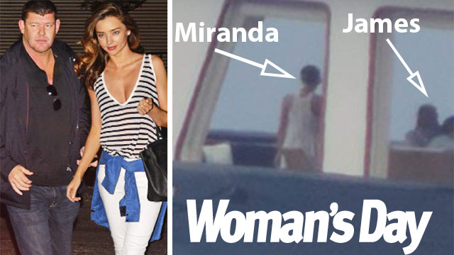 CAUGHT OUT: Miranda Kerr and James Packer on luxury getaway together