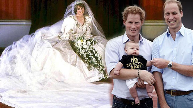 Princess Diana’s wedding dress to return home to Prince William and Prince Harry