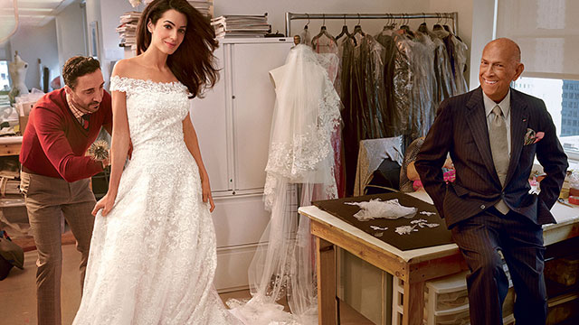 Behind the scenes: A glimpse at Amal’s bridal gown fitting