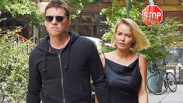 Lara Bingle & Sam Worthington spotted shopping for baby clothes in West Hollywood