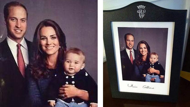 William and Catherine send thank you cards with never-before-seen family portrait