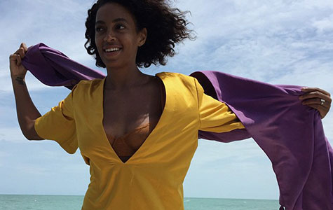 Solange Knowles shares tropical Honeymoon snaps