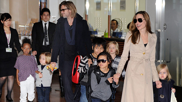 Angelina Jolie, Brad Pitt, Maddox Chivan Jolie-Pitt, Pax Thien Jolie-Pitt, Zahara Marley Jolie-Pitt, Shiloh Nouvel Jolie-Pitt, Knox Léon Jolie-Pitt, Vivienne Marcheline Jolie-Pitt
