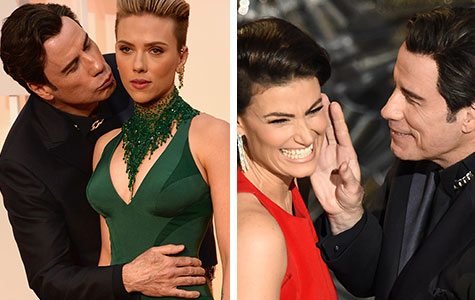 John Travolta’s awkward moments at the Oscars