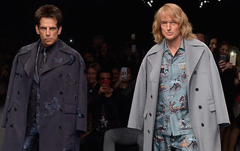 Ben Stiller and Owen Wilson unveil their Zoolander alter-egos at Paris fashion week