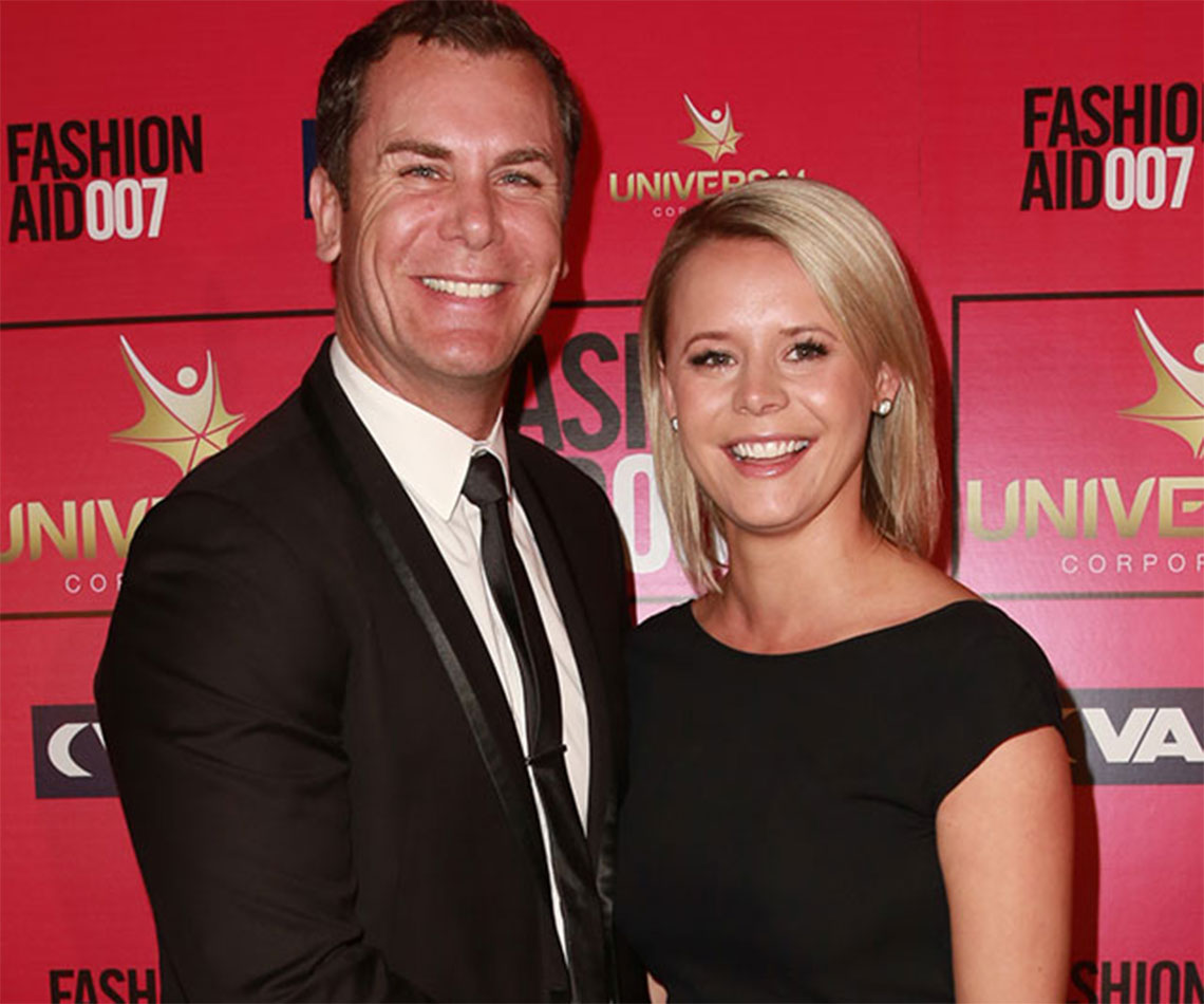 Wayne Carey & Stephanie Edwards baby Charlotte