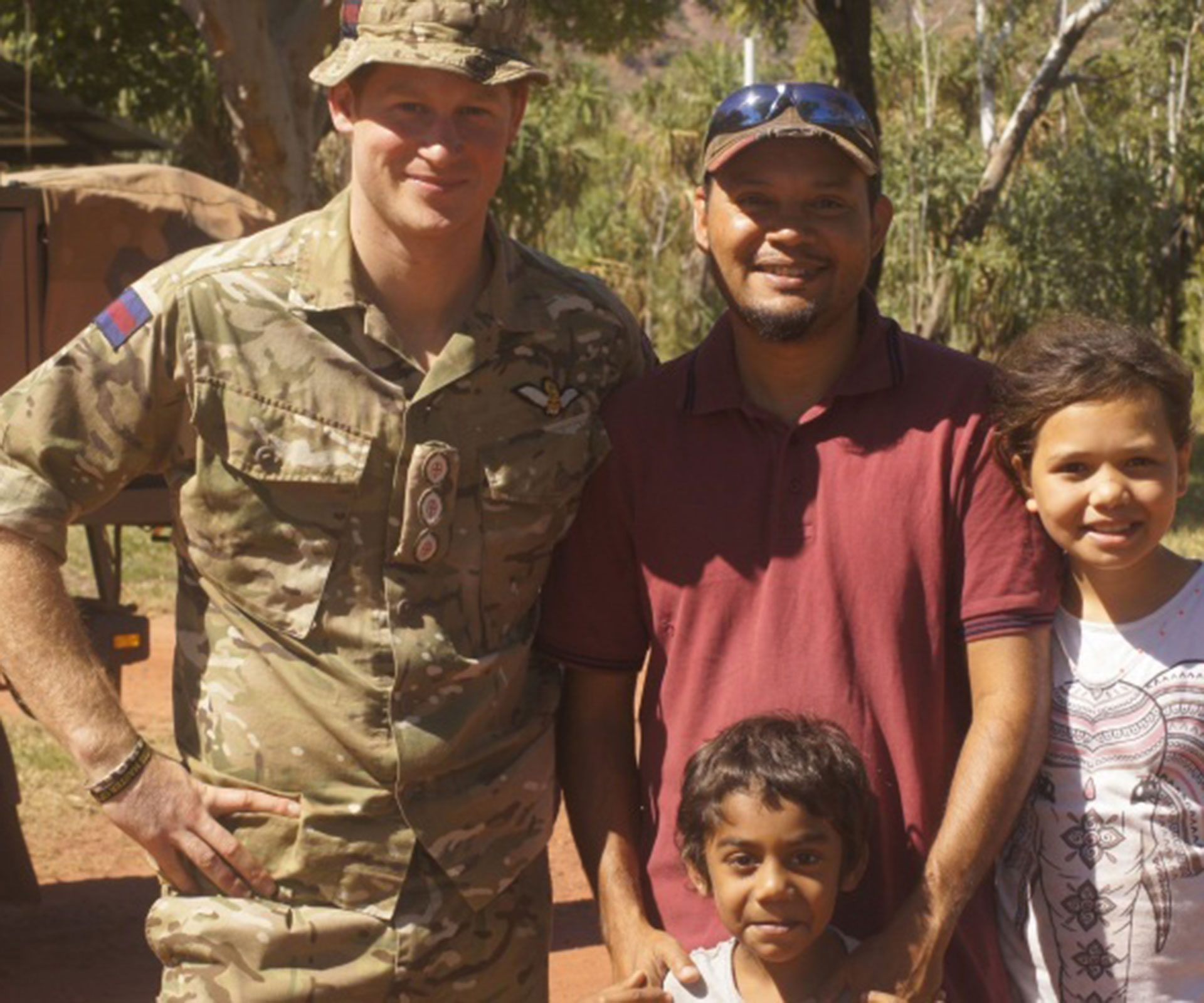 Prince Harry visits the remote Kimberley community of Wuggura