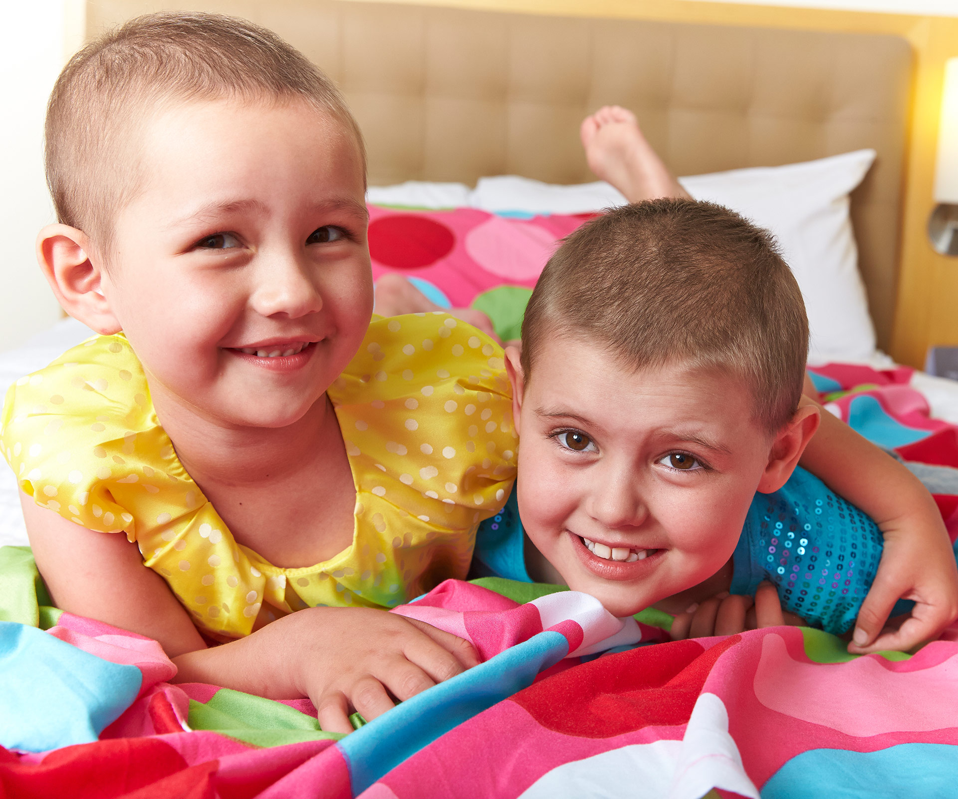 Meet the two little girls who beat leukaemia together