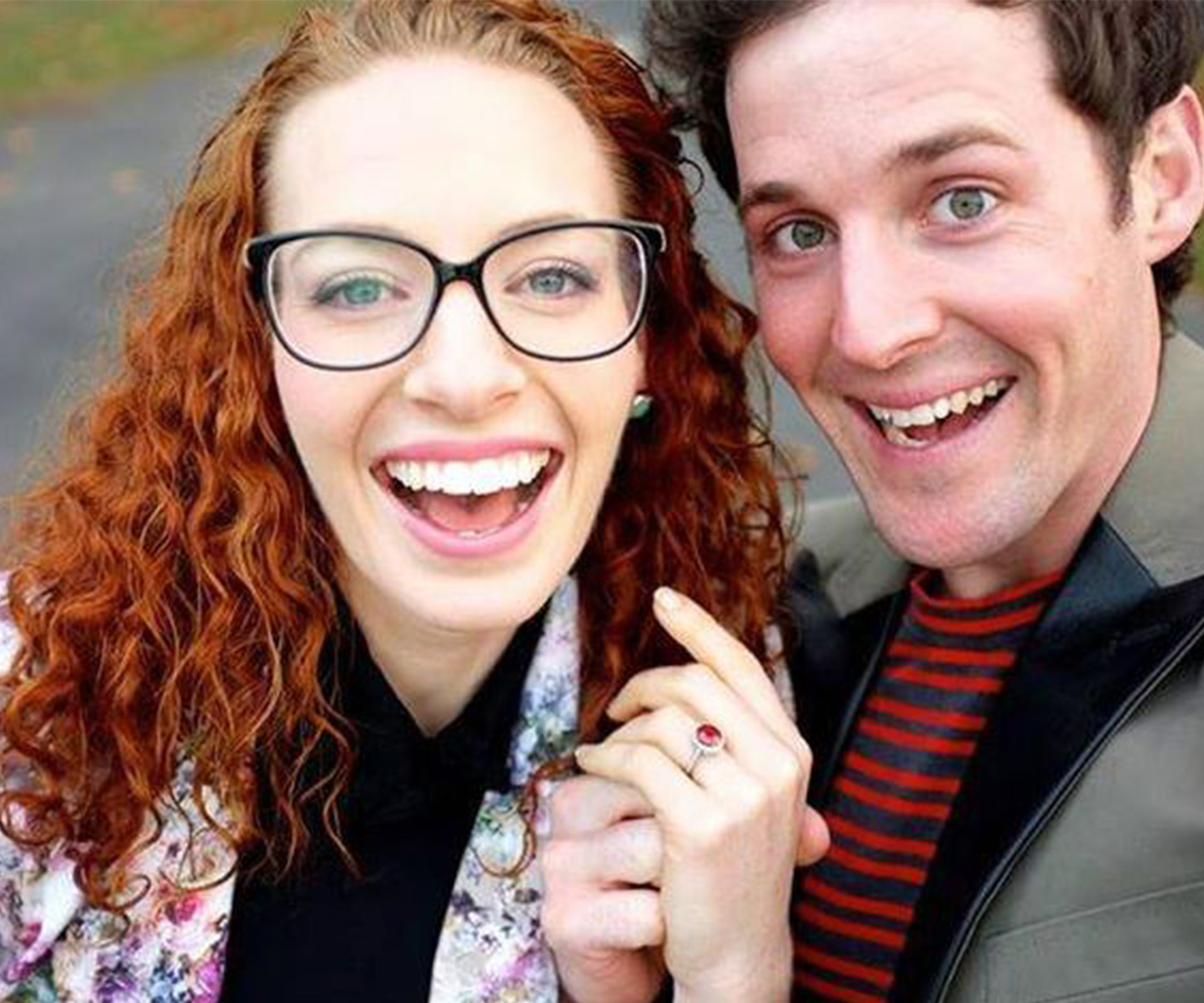 Big red love! Wiggles stars Emma and Lachy are engaged