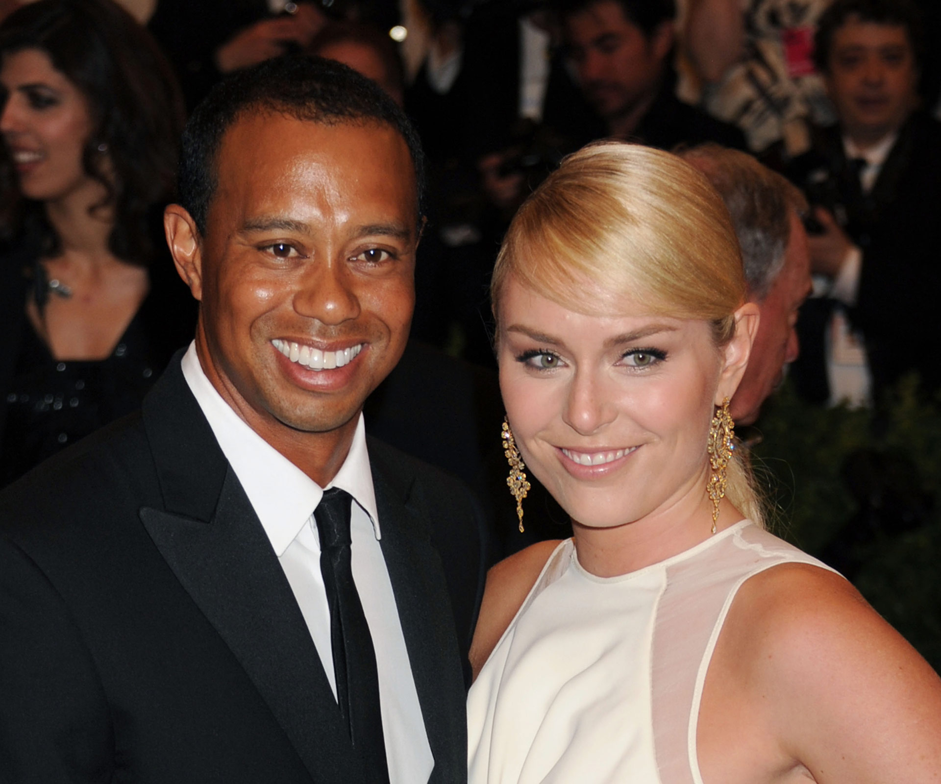 Golfer Tiger Woods and Olympic Skier Lindsay Vonn