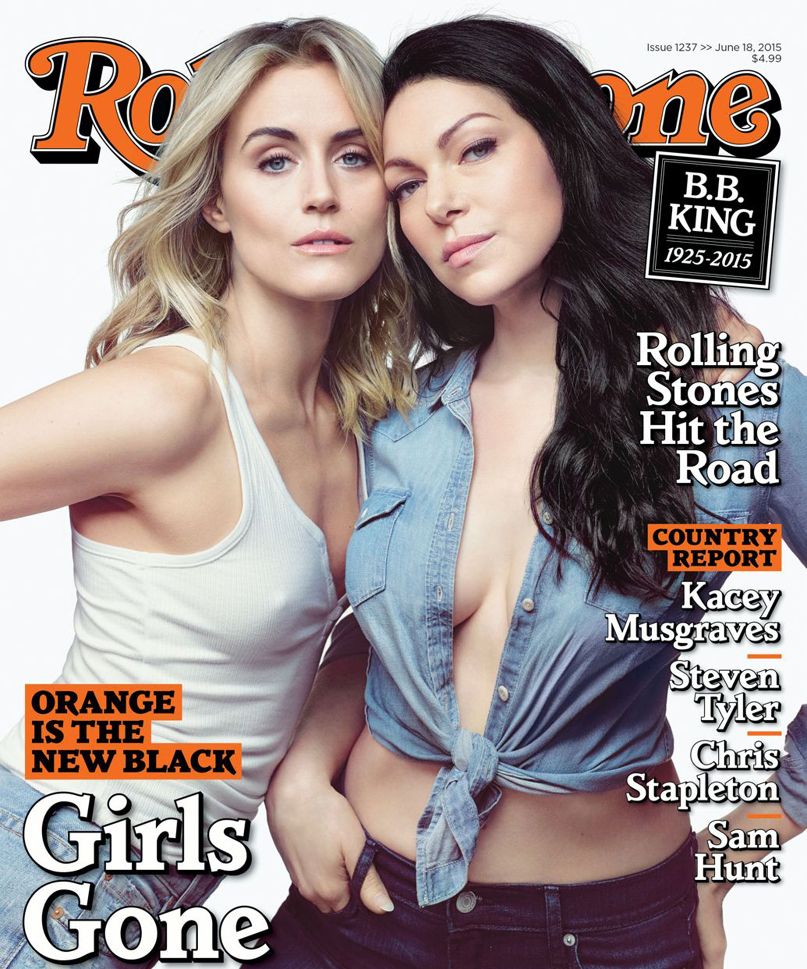 Rolling Stone cover with with Taylor Schilling and Laura Prepon