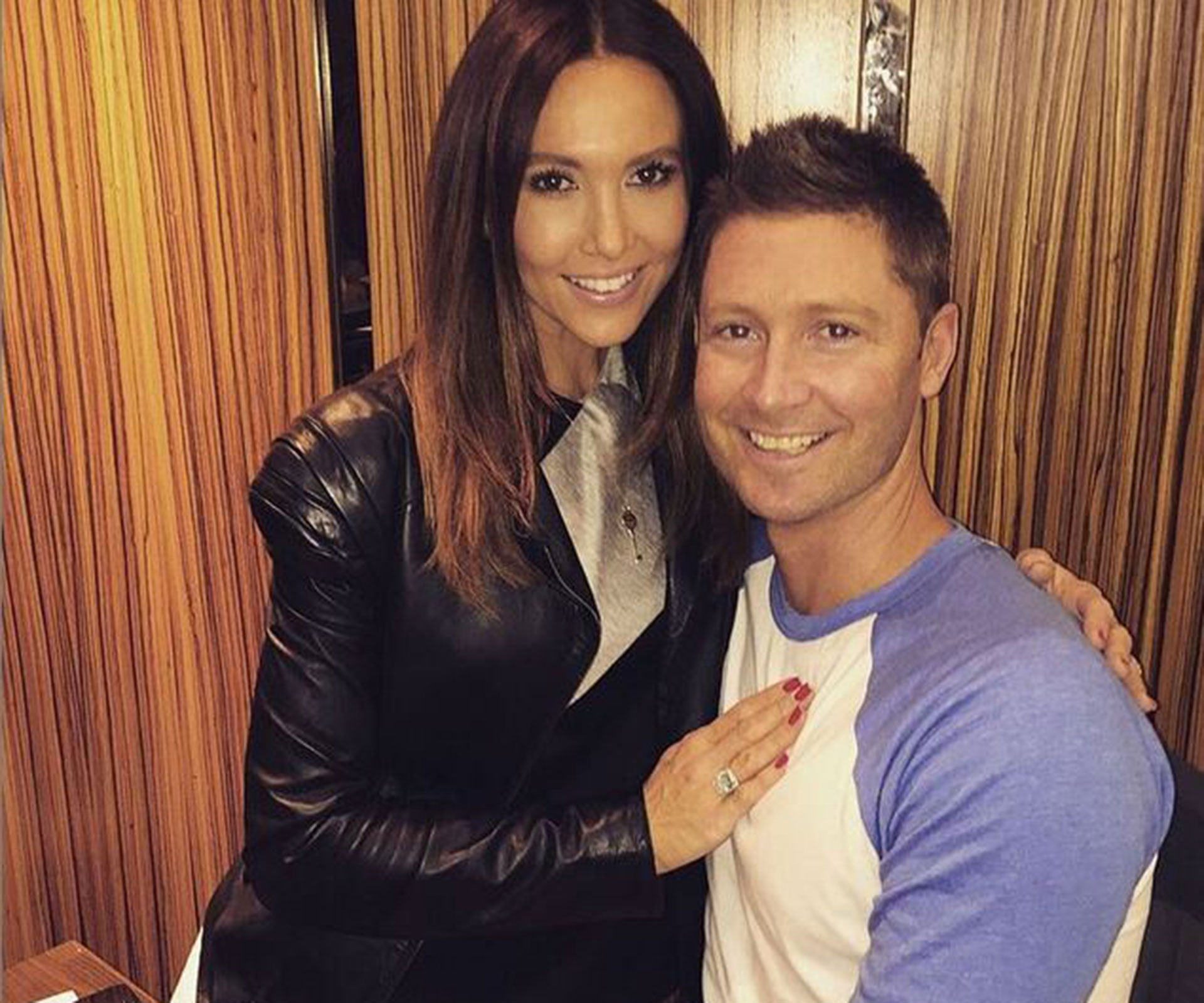 Kyly and Michael Clarke