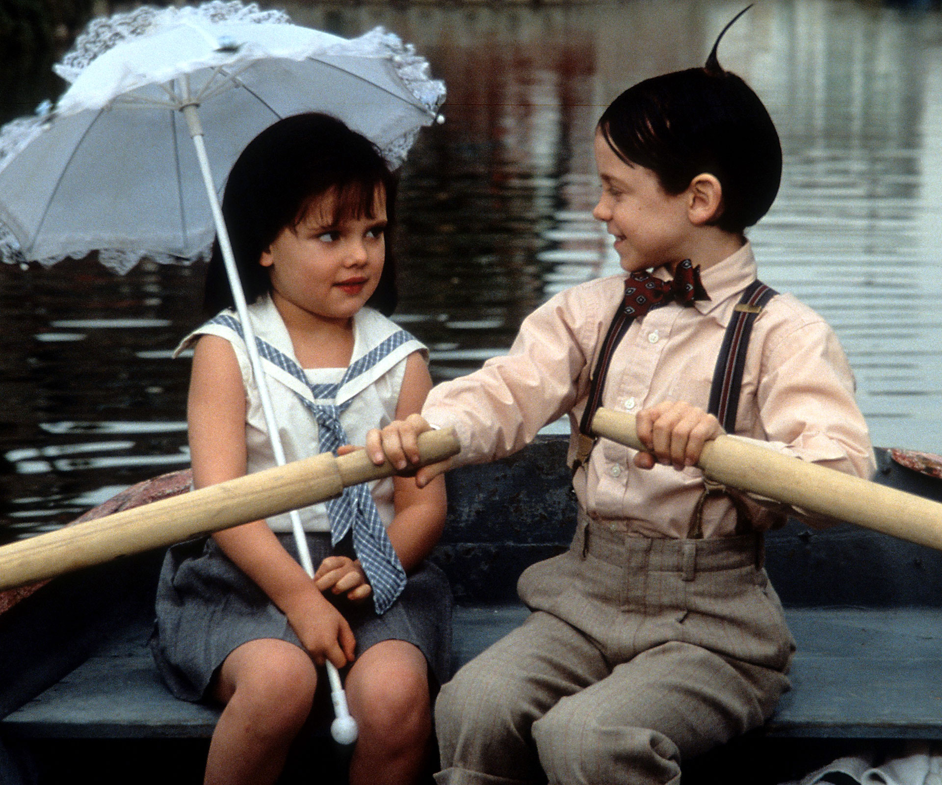 Alfalfa and Darla from The Little Rascals 